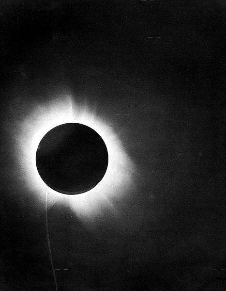 From the report of Sir Arthur Eddington on the expedition to verify Albert Einstein's prediction of the bending of light around the sun.