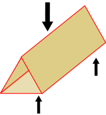 Triangular tube