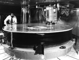 Polishing of Hubble's primary mirror begins.
