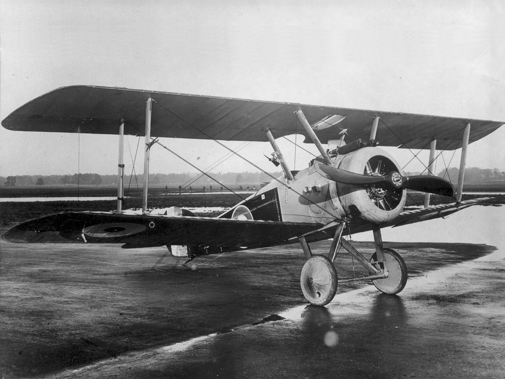 Royal Flying Corps Sopwith Camel in 1914-1916 period.