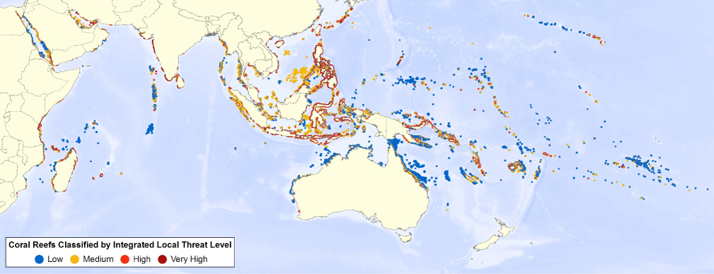 Reefs%20at%20Risk%20Revisited%20Threat%20map