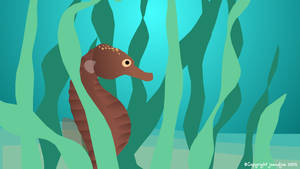 Seahorse animation from Jo and Joe cards