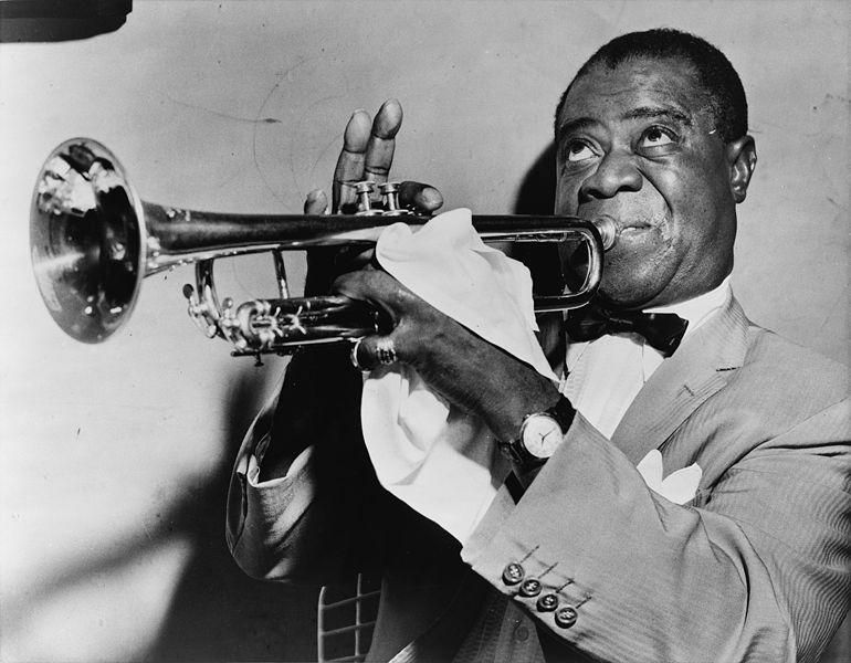 Louis Armstrong, jazz trumpeter