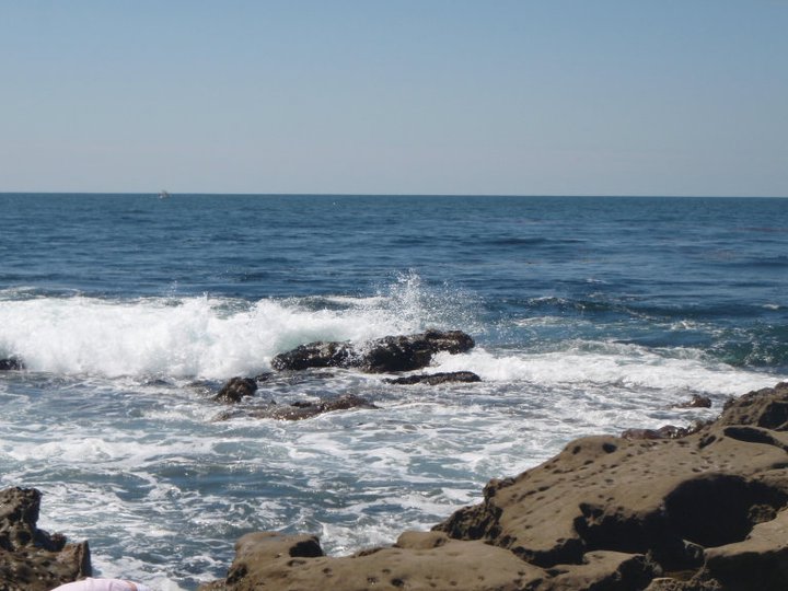 View of ocean from La Jolla California