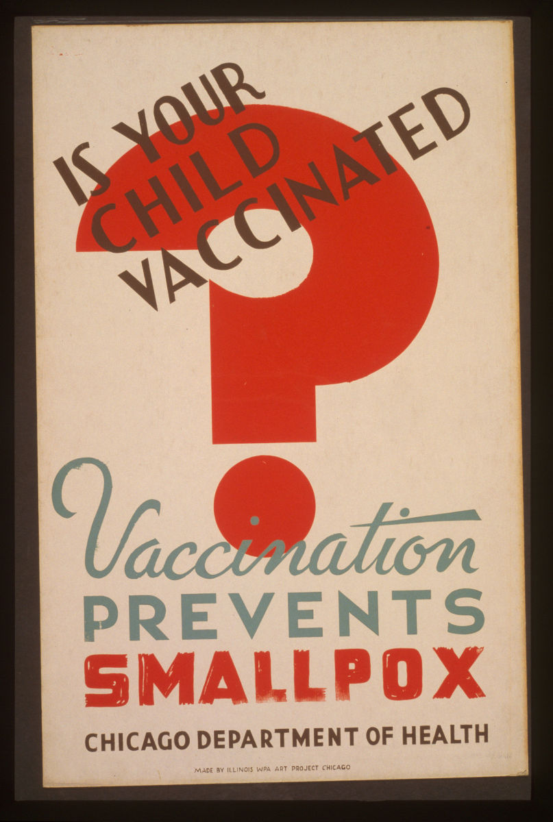 Smallpox vaccine poster