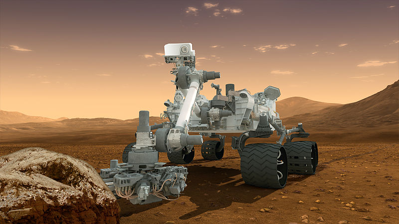 The Curiosity rover