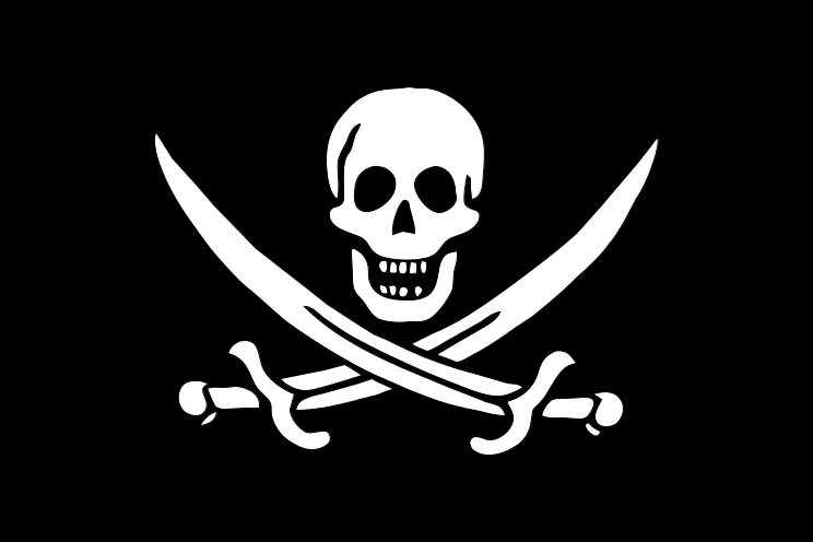 Pirate flag of Rack Rackham (Calico Jack)