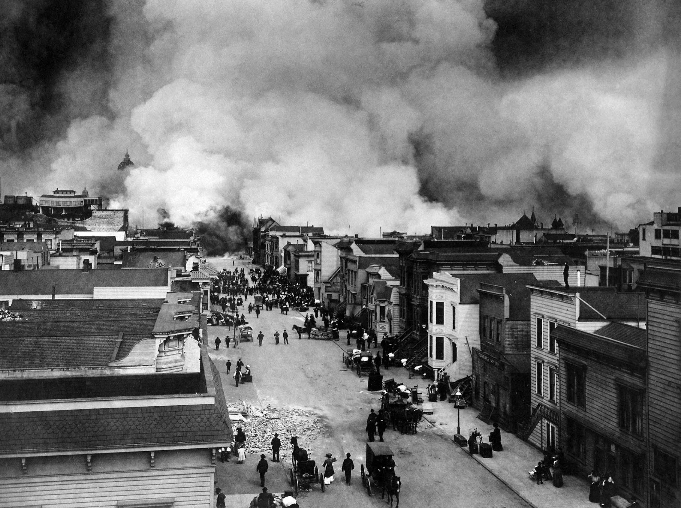Aftermath of the San Francisco earthquake 1906