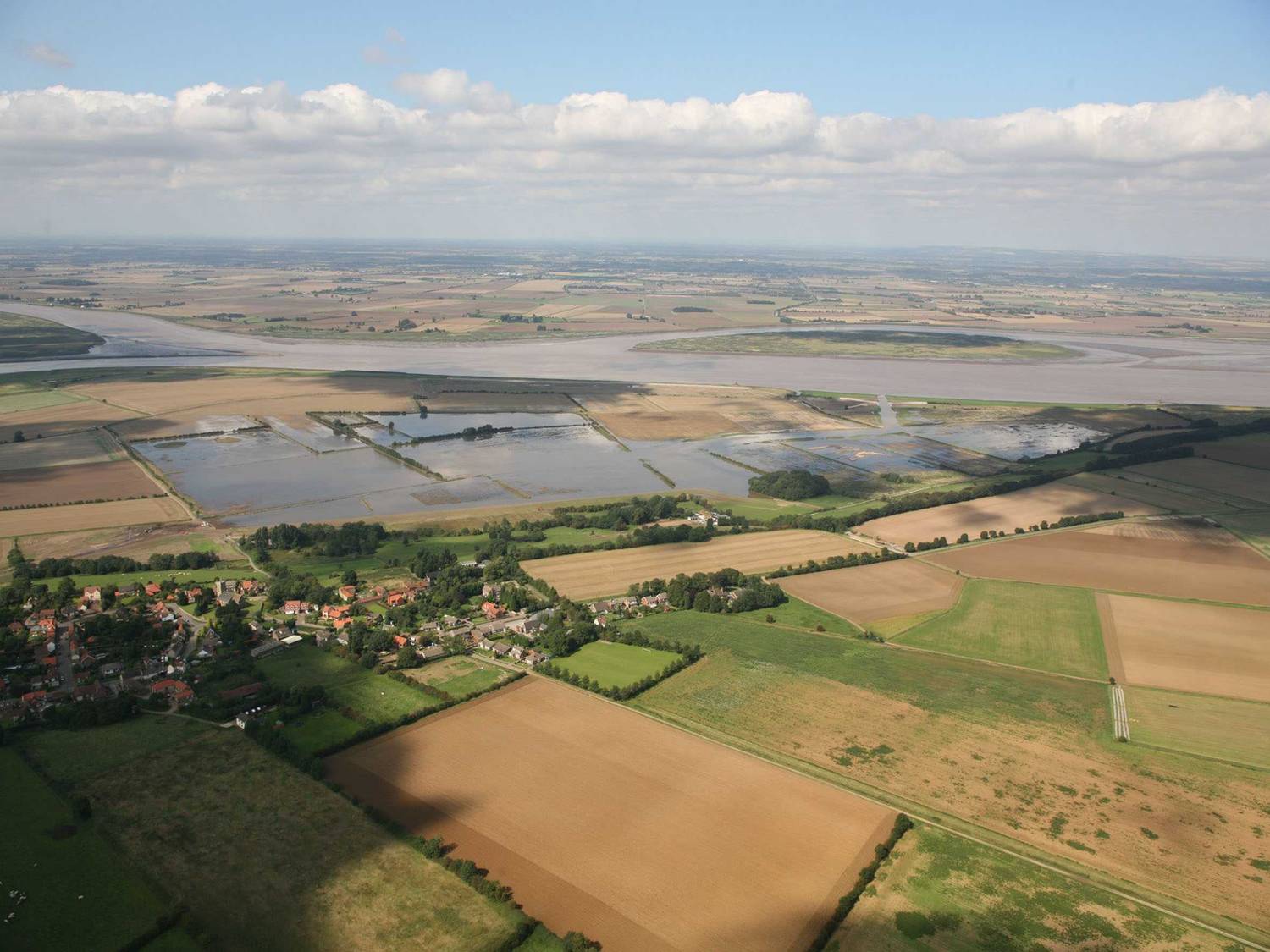 Alkborough from the Air