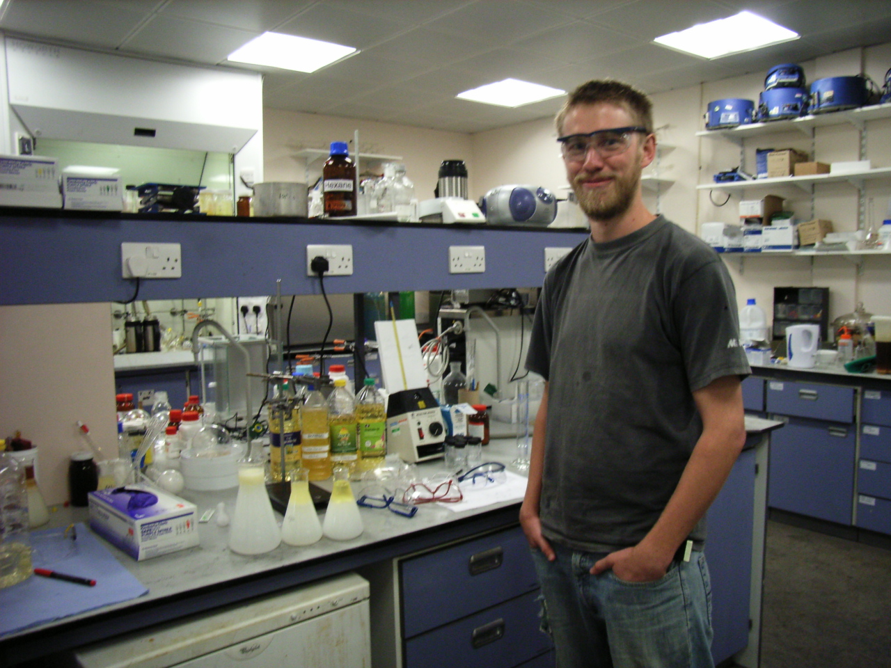 Making Bio Diesel at Bath University