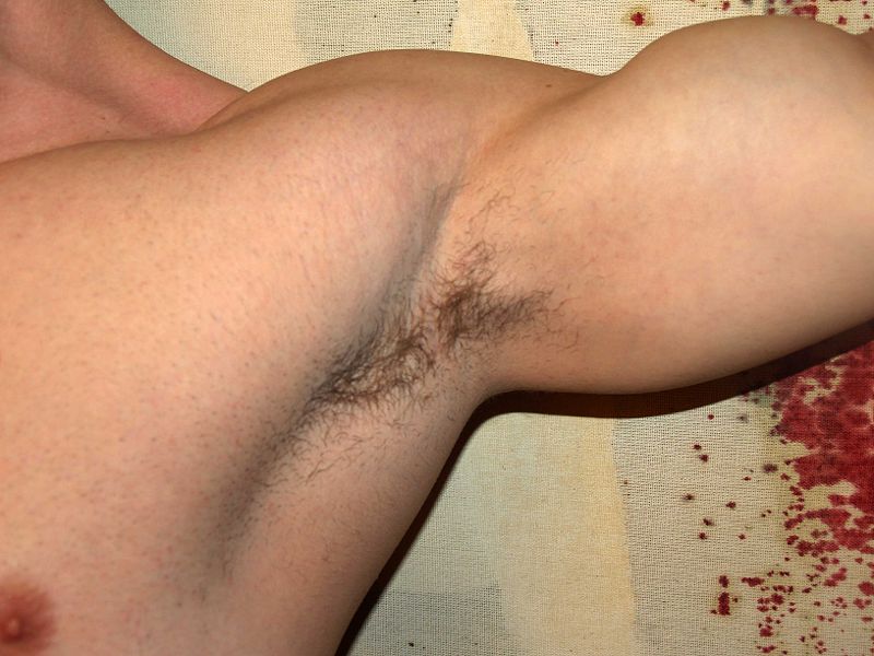Underarm hair