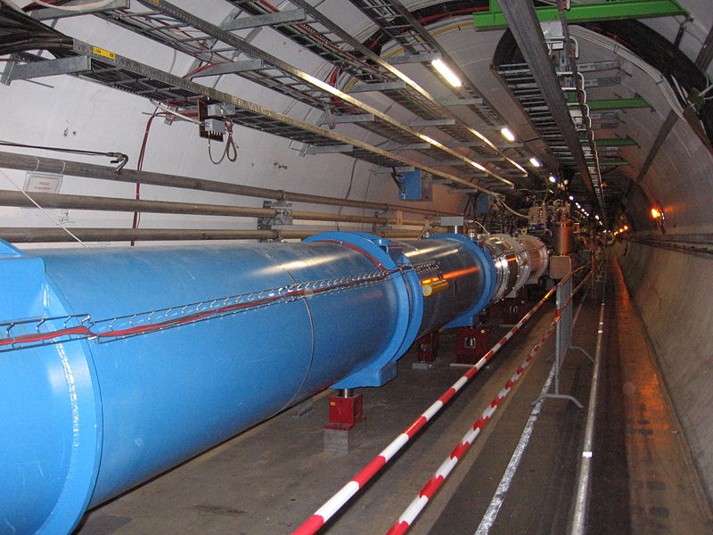 Inside the LHC tunnel