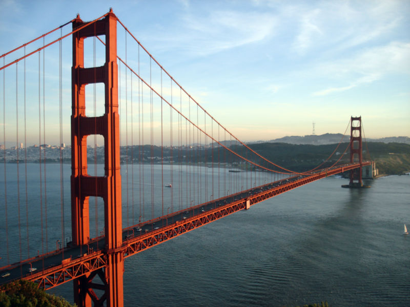 The Golden Gate Bridge in San Francisco