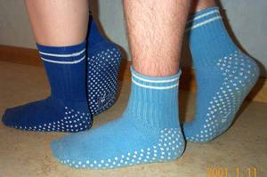 Picture of Swedish original non-skid socks from Nowali.