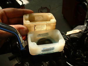 Plastic after 30 years exposed to the elements and UV damage