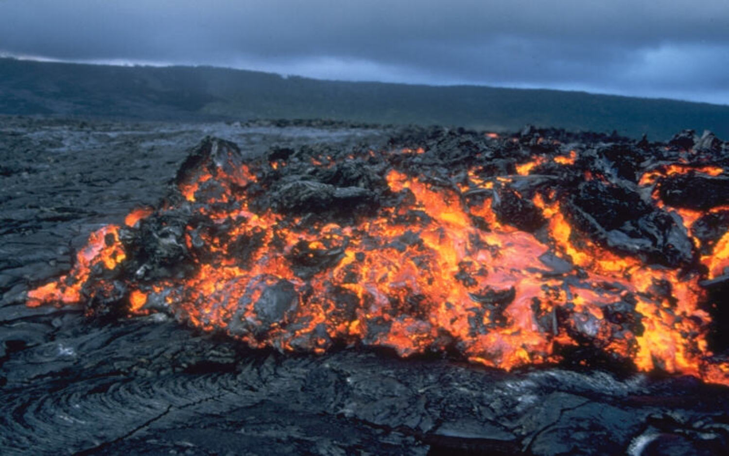 Lava in hawaii