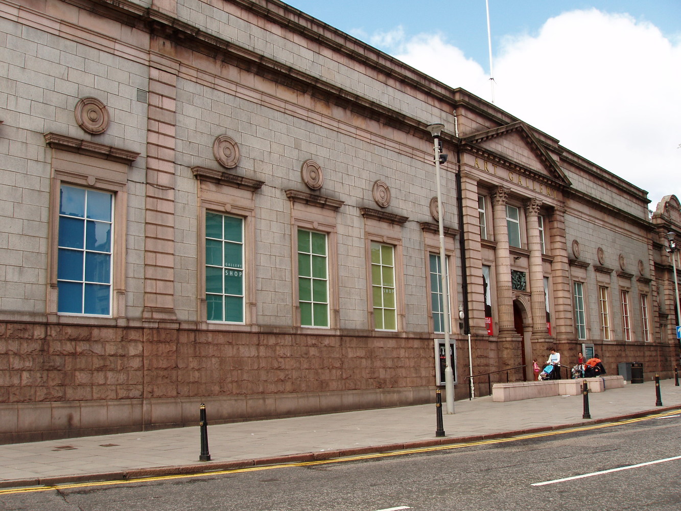 Aberdeen Art Gallery, picture taken from Schoolhill