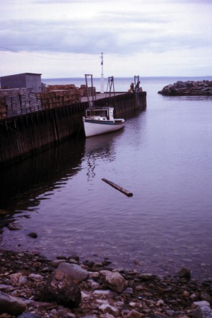 The bay of Fundy at high tide, 1972.