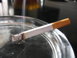 A cigarette