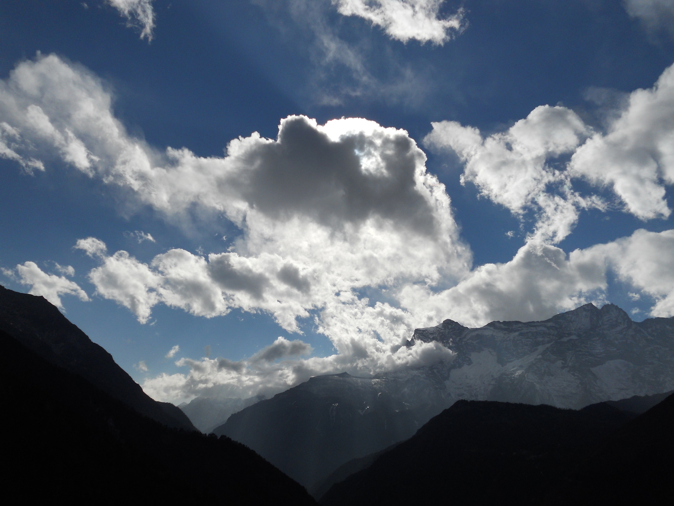 Cloud in nepali sky