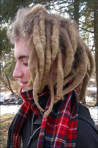 Dreadlocked young woman