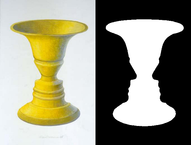 Rubin Vase: Face-Vase Illusion