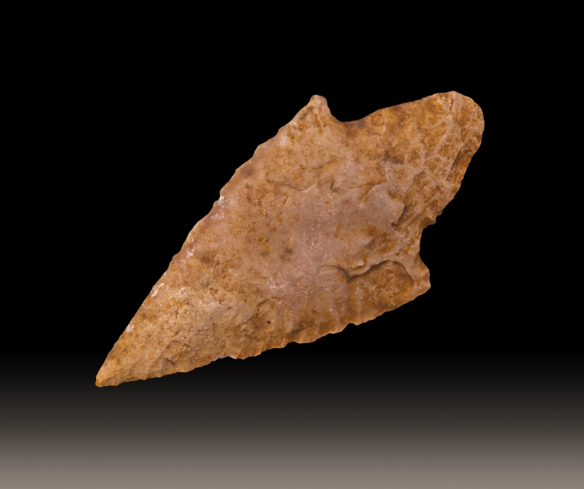 Neolithic arrowhead from Saint-Léons, Aveyron, France