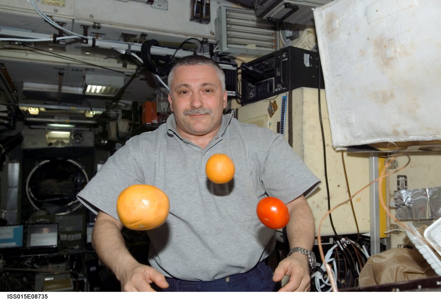 On the ISS