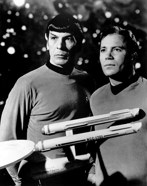 Mr Spock and Captain Kirk