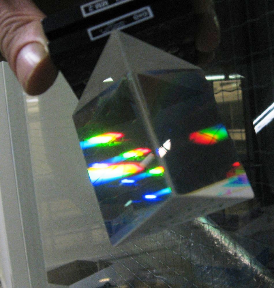 Light in a prism
