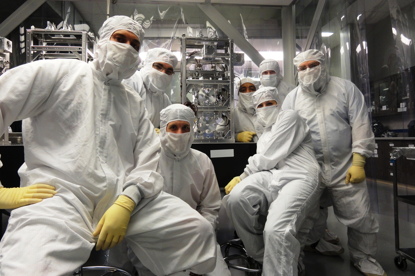 Some of the LIGO installation team