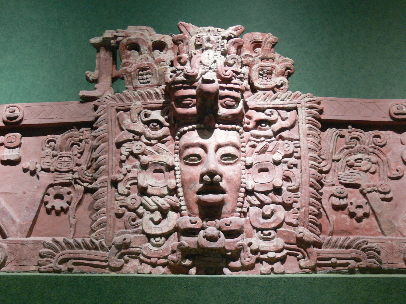 Mayan mask, from the National Museum of Anthropology in Mexico City