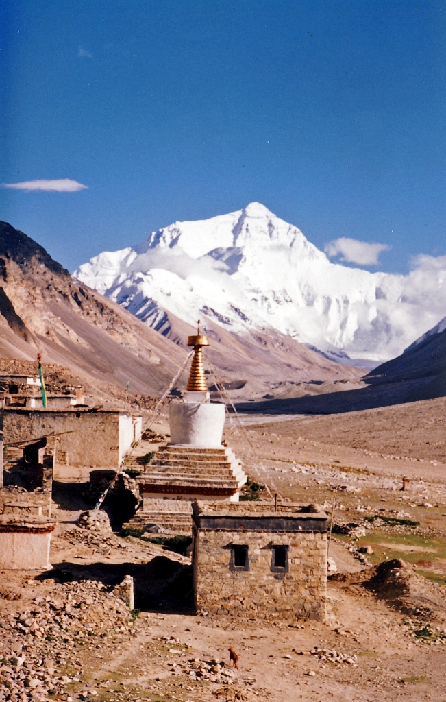 Mount Everest from Rombok Gompa, Tibet