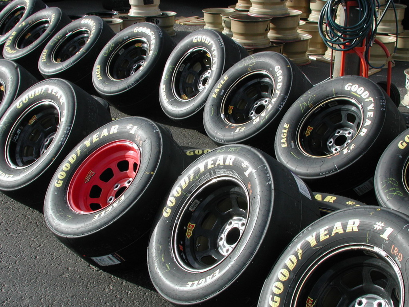 Lots and lots of tyres