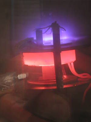 DC-PECVD system in action