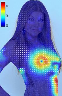 Eric Kee and Hany Farid's algorithm can detect geometric and photometric manipulations of images.