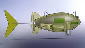 SHOAL robotic fish design