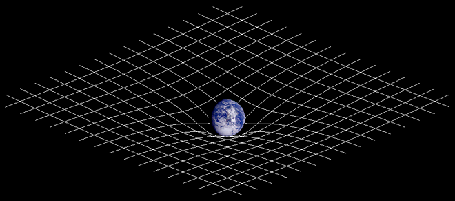 Massive objects bend the fabric of spacetime.