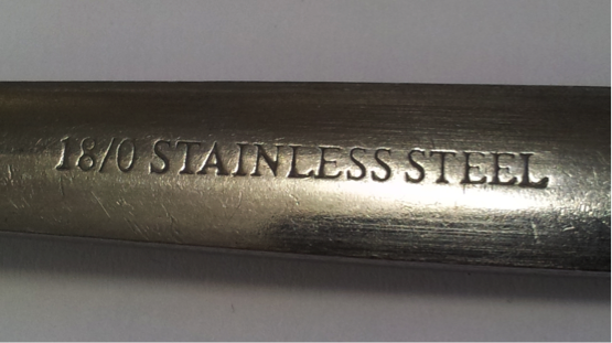 Stainless steel mark