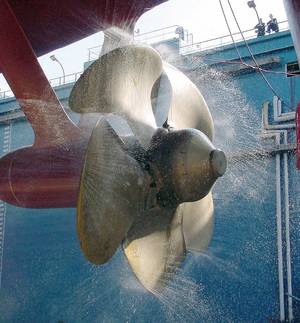 Propeller of the USS Winston S. Churchill