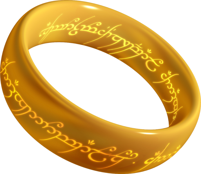 The One Ring... Frodo's secret means of gaining invisibility