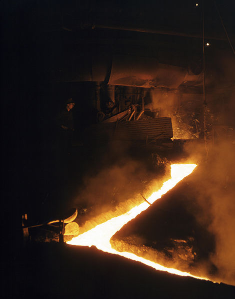 A blast furnace