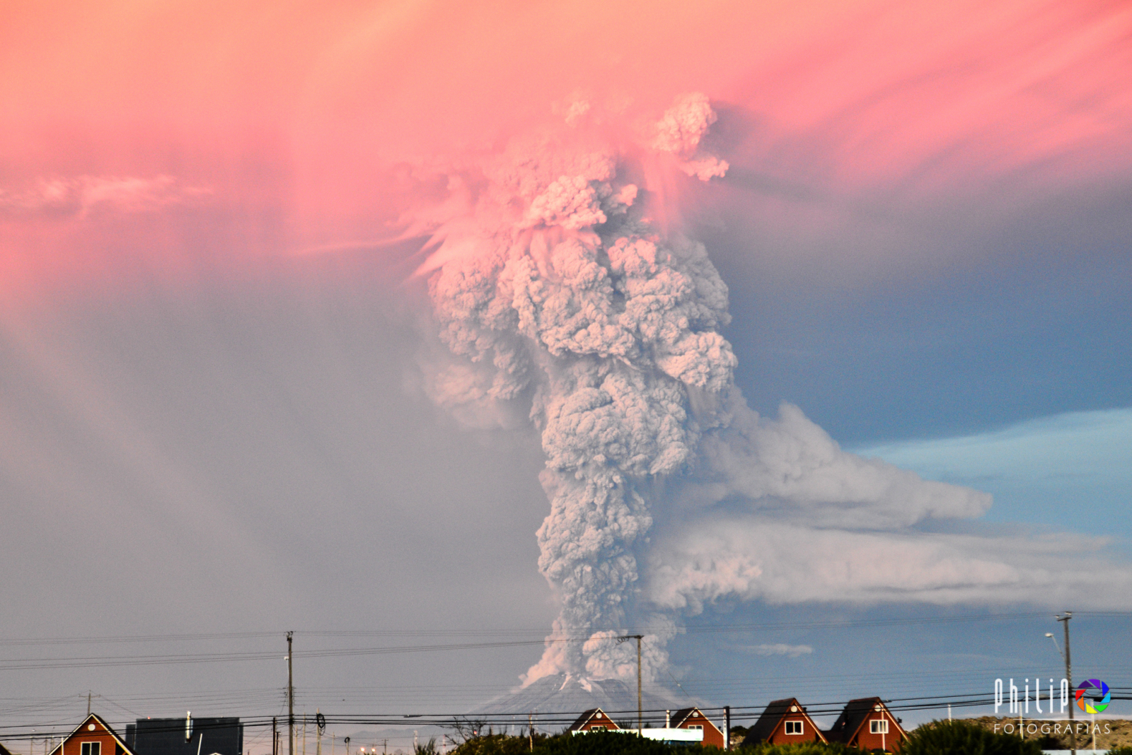 Calbuco volcano eruption