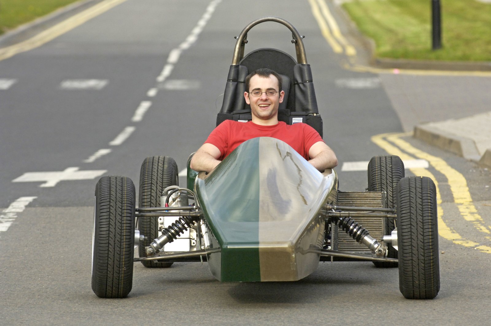 Green Racing Car