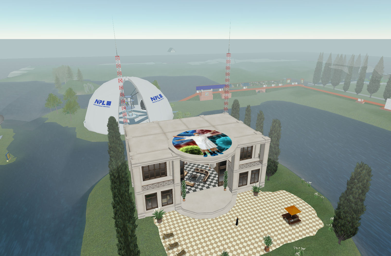 Naked Scientists Studio in the heart of the SciLands, courtesy of NPL