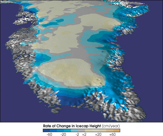 Greenland Ice Sheet changes
