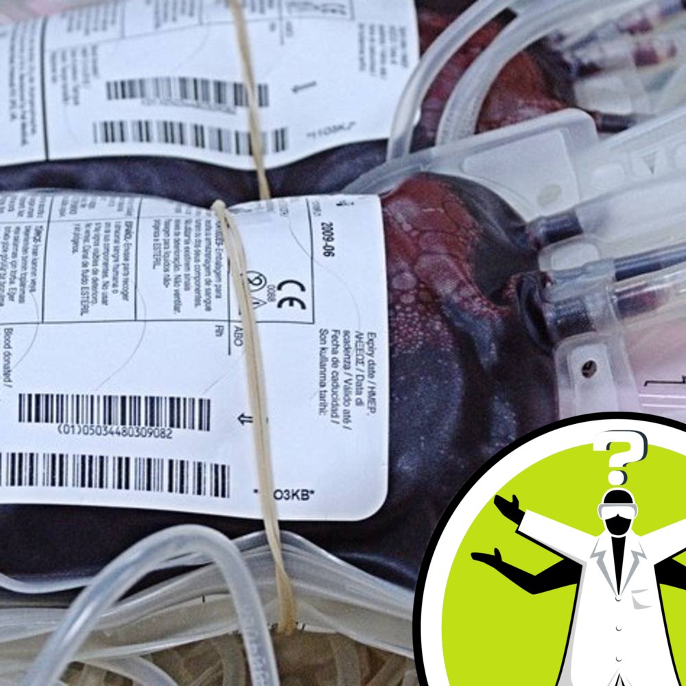 Why aren't blood donations rejected?