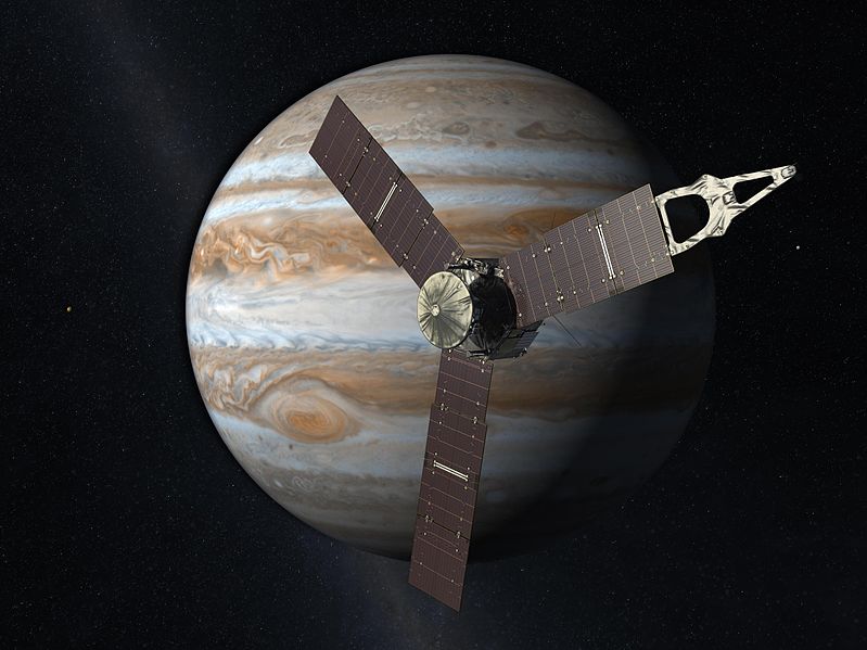 The Juno spacecraft will arrive in orbit around Jupiter in 2016