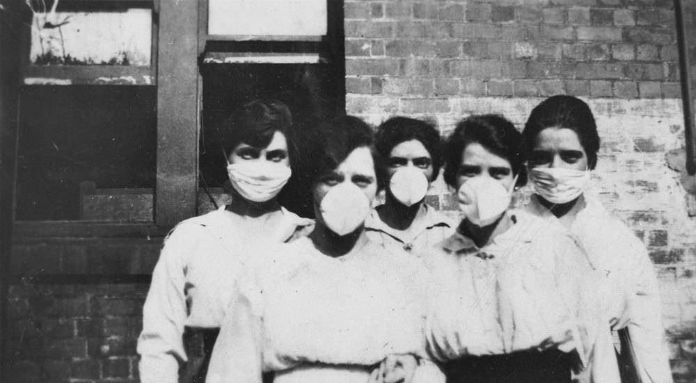 Five women battling spanish flu