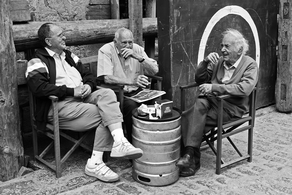 ELDERLY PEOPLE, CONVERSATIONS